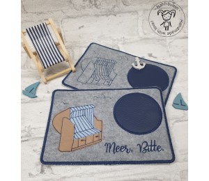 Stickserie ITH Mug Rugs - Maritim 1